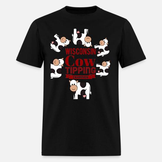 Wisconsin Cow Tipping Champion' Men's T 